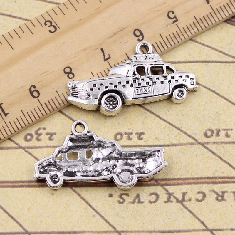 Jewelry Making New York - 15pcs Charms New York Taxi Auto