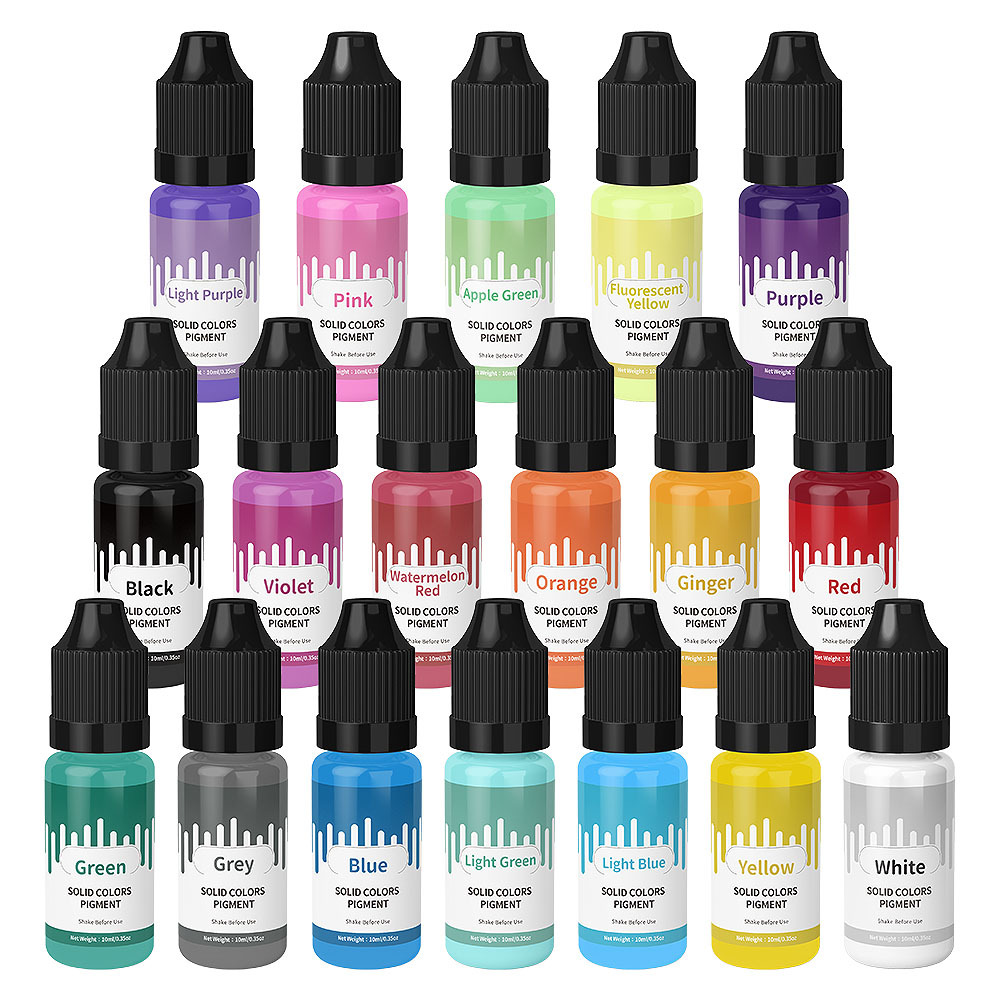 Jewelry Making Course - 18 Kleuren 10 ml Macaron Effen