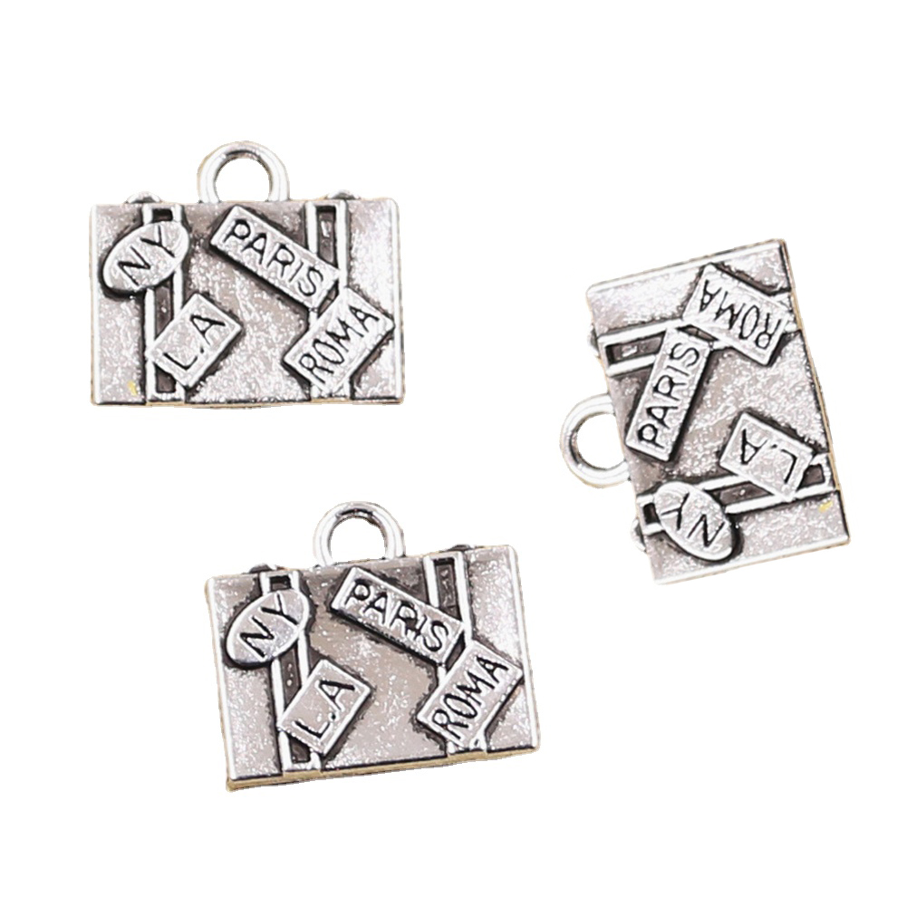 Jewelry Making New York - 10Pcs Charms Reistassen New York Parijs