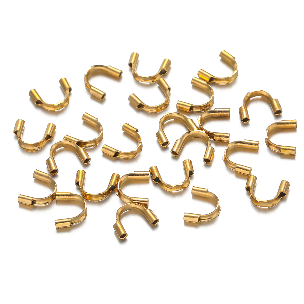 Jewelry Making Gold Wire - 50 stuks verguld roestvrij staal U-vorm