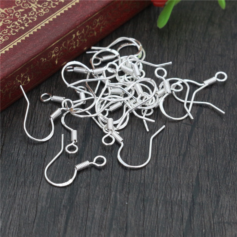 Jewelry Making Earrings - 50 stuks 16mm 925 Sterling Verzilverde