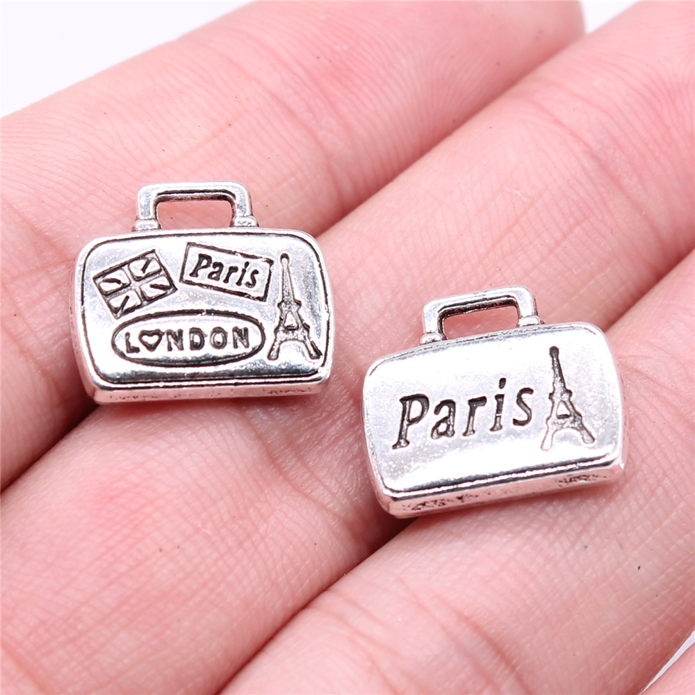 Jewelry Making Paris - Wysiwyg 5Pcs 16X14Mm Antieke Zilveren Kleur
