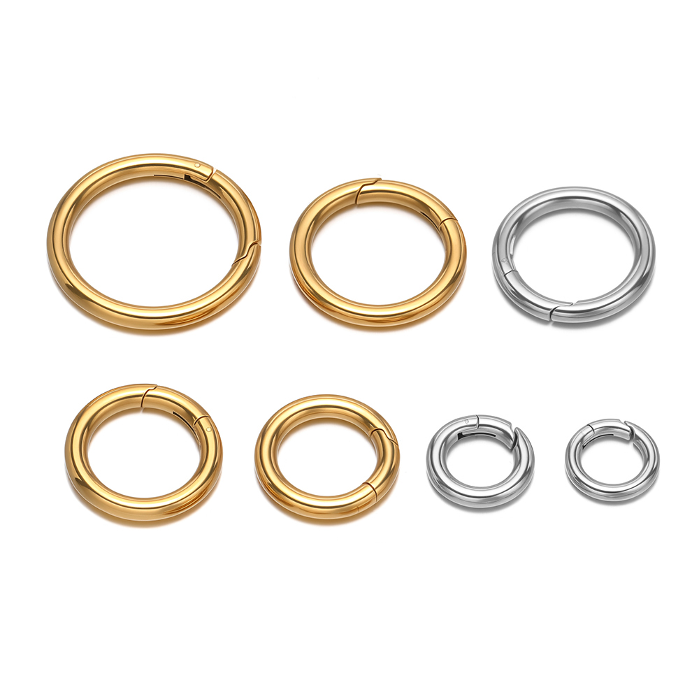 Jewelry Making Parts - 2 stks/partij Ronde Lente Sluitingen Rvs
