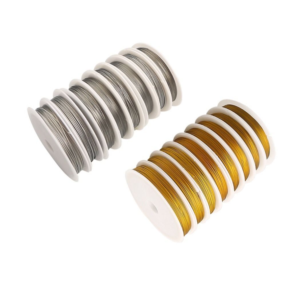 Jewelry Making Gold Wire - Nieuwe Staal Goud Zilver Sieraden Draad