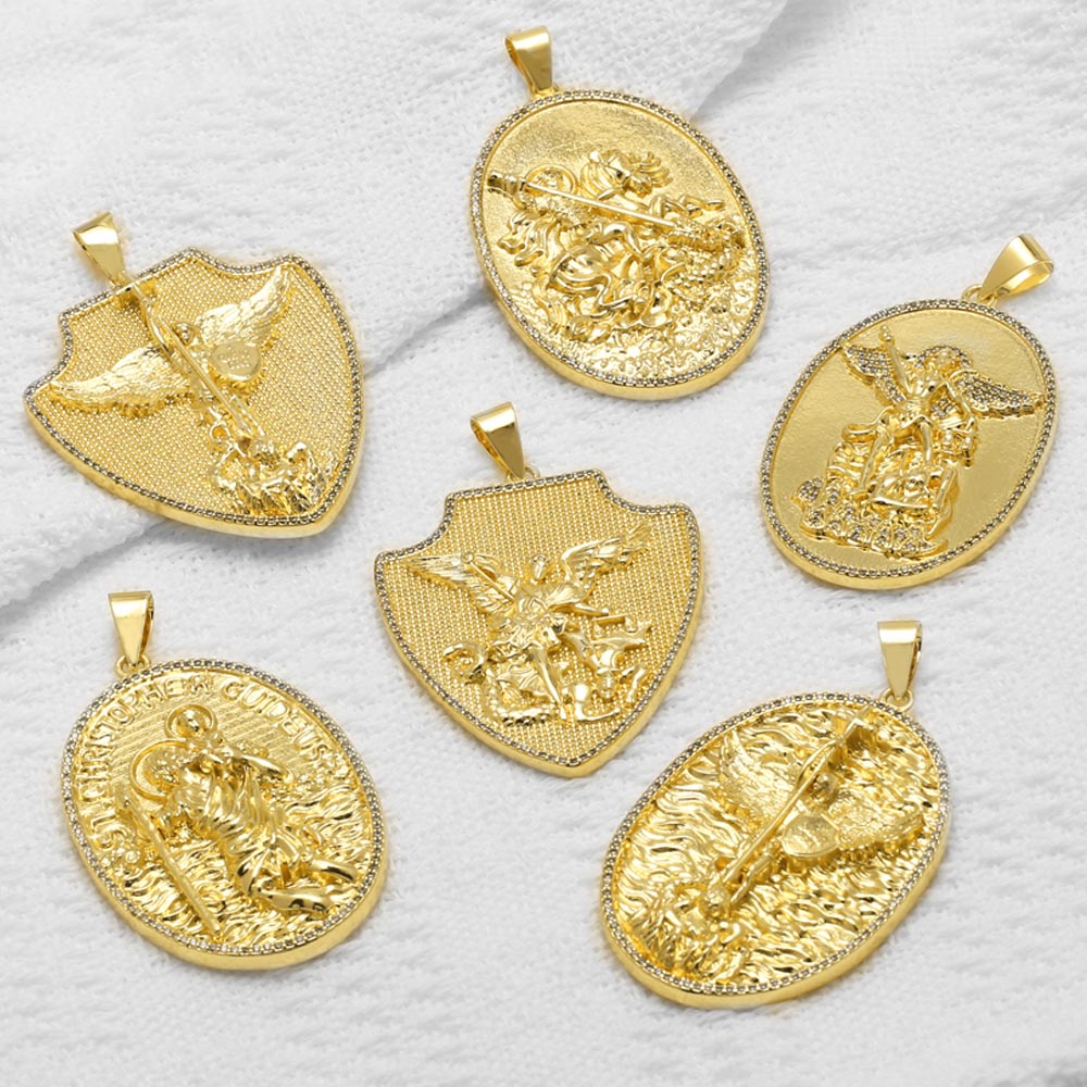 Jewelry Making Michaels - OCESRIO St Michael Medailles voor ketting