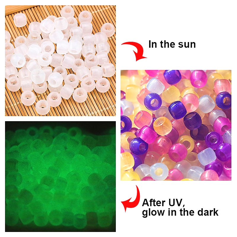 Jewelry Making 4 Year Old - 6*8mm UV-veranderende reactieve acryl kralen met