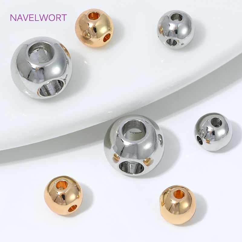 Jewelry Making Items - KC Vergulde 4-gaats ronde spacer kralen