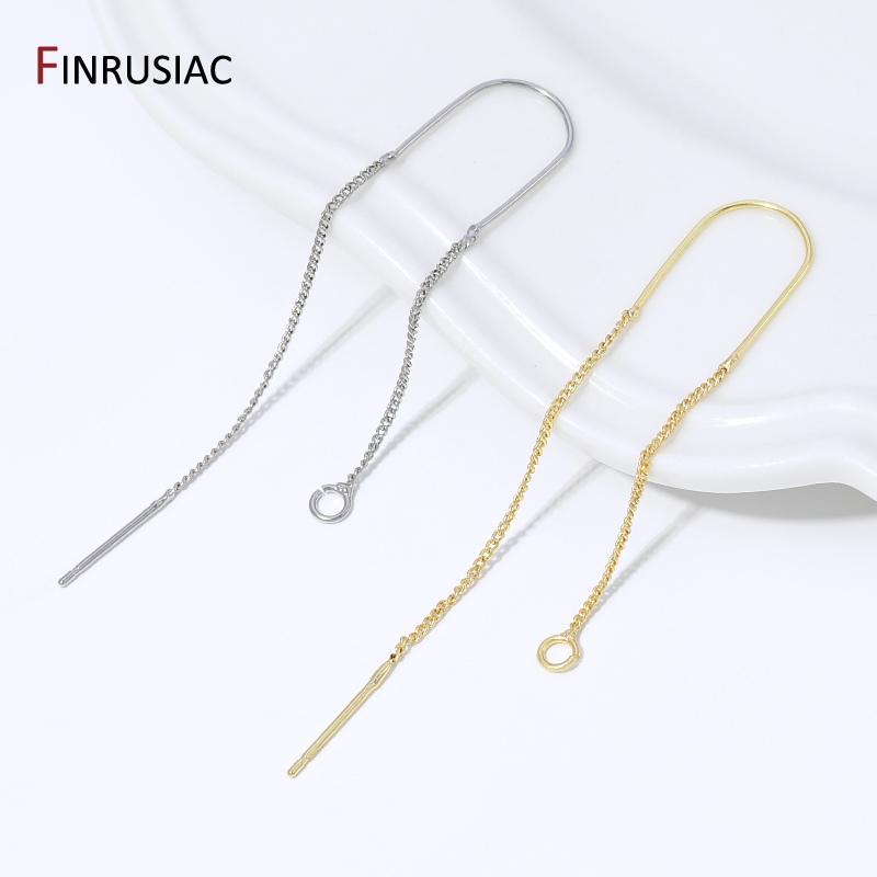 Jewelry Making Gold Wire - 18K verguld messing lange kwast ketting