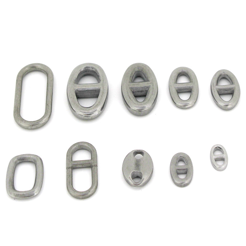 Jewelry Making Metal Supplies - 10 stuks roestvrij staal dubbel gat