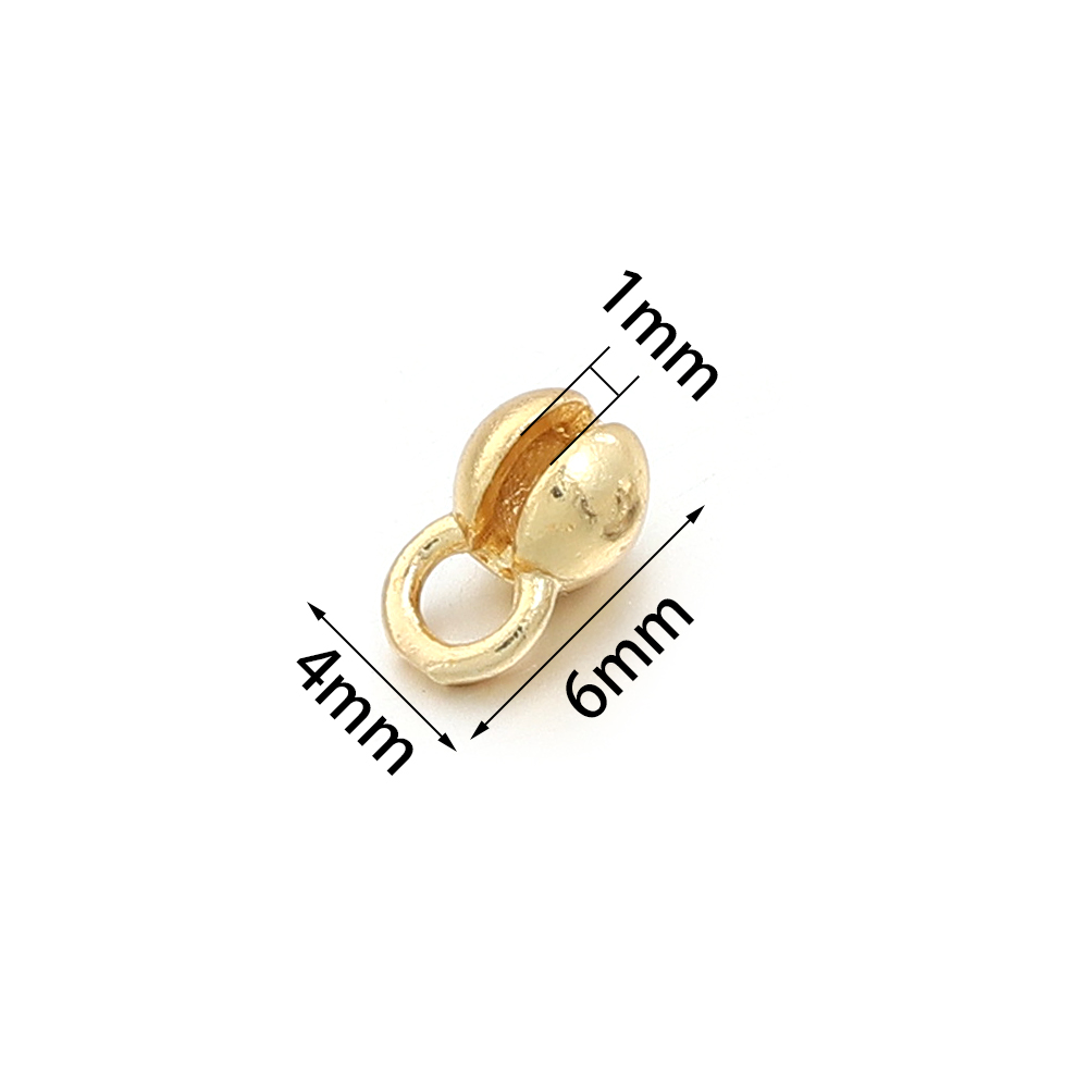 10 stuks 18K vergulde crimp kr - Jewelry Making Parts recensie en prijs