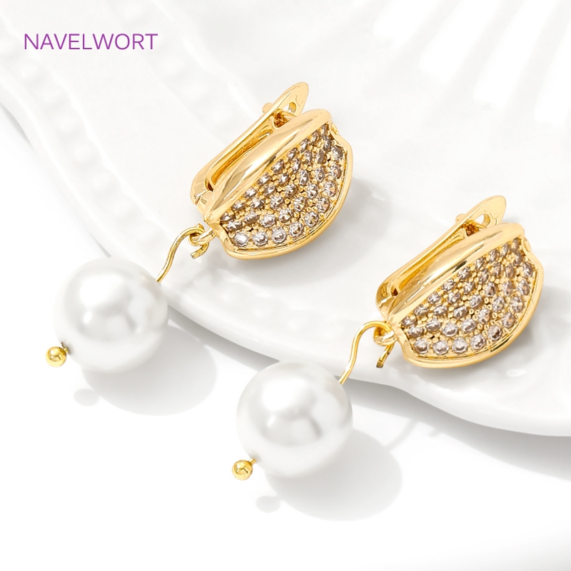 18K vergulde messing oorhaakje - Jewelry Making Items recensie en prijs