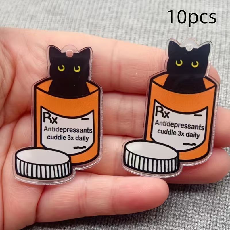 10 stuks acryl medicijnkat han - Jewelry Making Earrings recensie en prijs