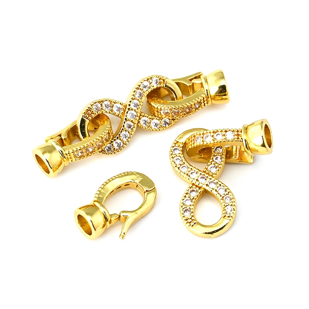 18K Goudkleurige Oneindige Sym - Jewelry Making Knots For Clasps recensie en prijs