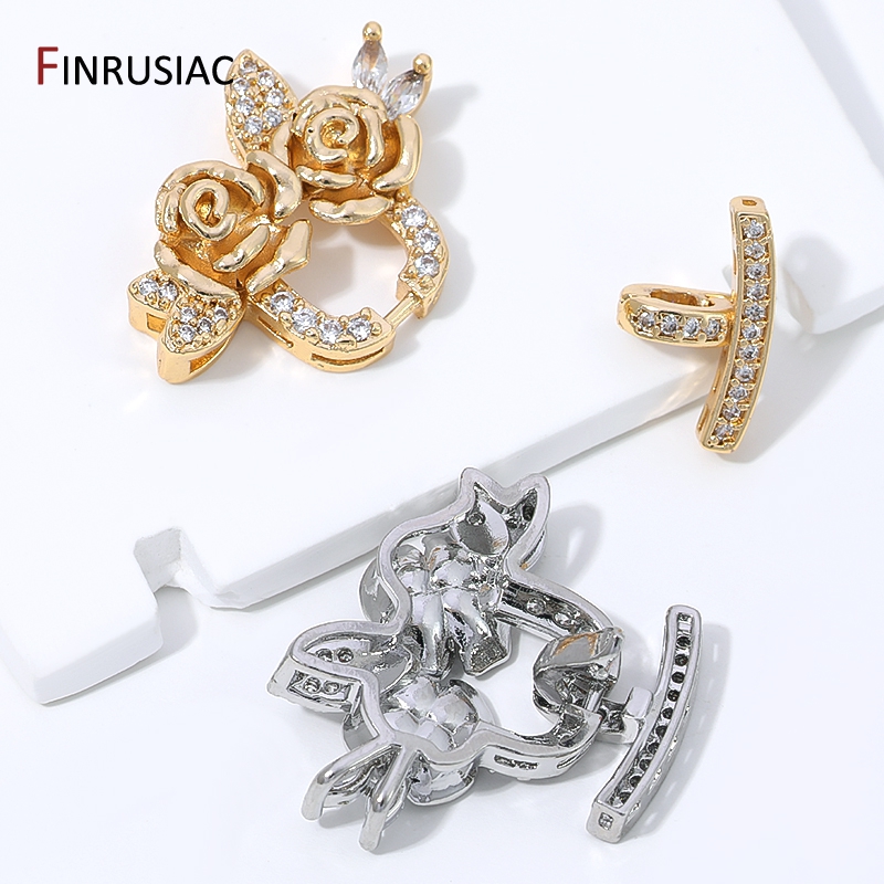 14K verguld messing zirkoon bl - Jewelry Making Items recensie en prijs