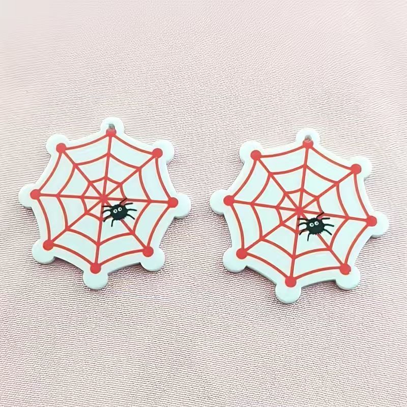 10 stuks acryl Halloween spinn - Jewelry Making Earrings recensie en prijs