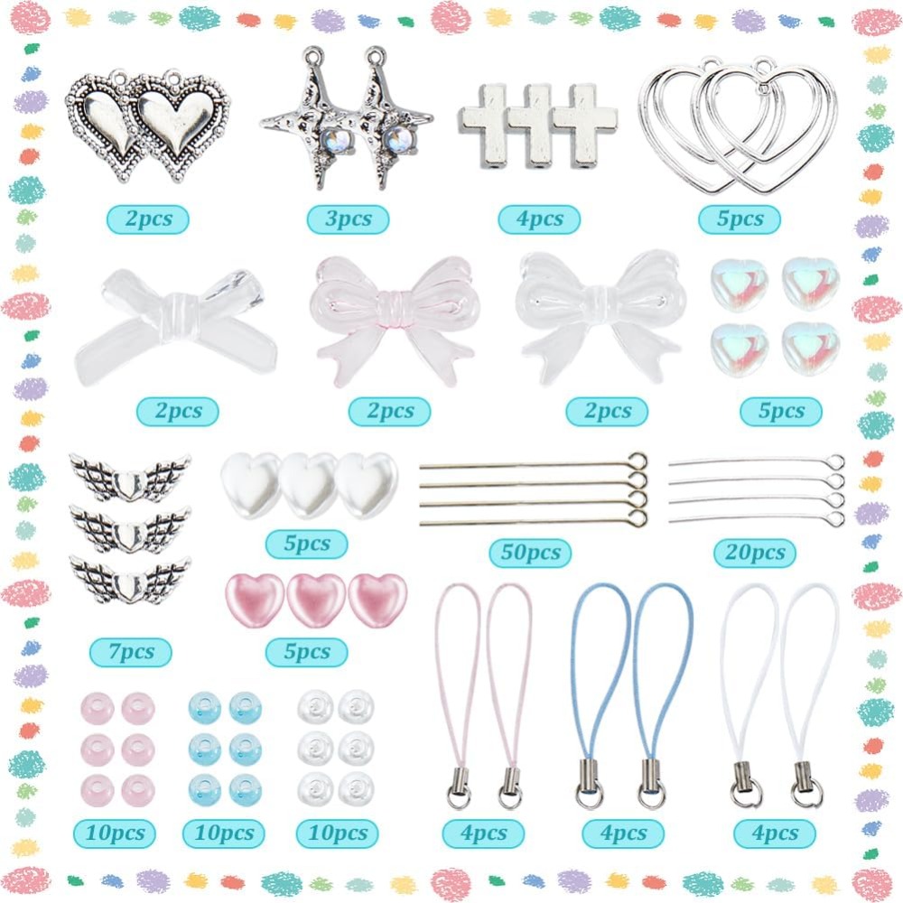 154 stuks DIY 8 sets telefoon  - Jewelry Making Course recensie en prijs