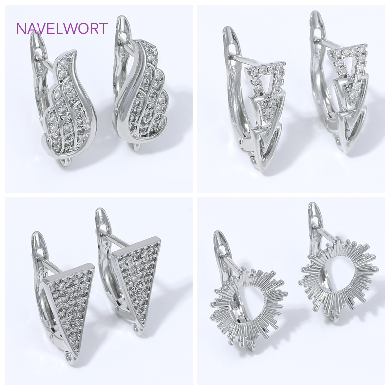 18K vergulde oorhaakjes met in - Jewelry Making Items recensie en prijs