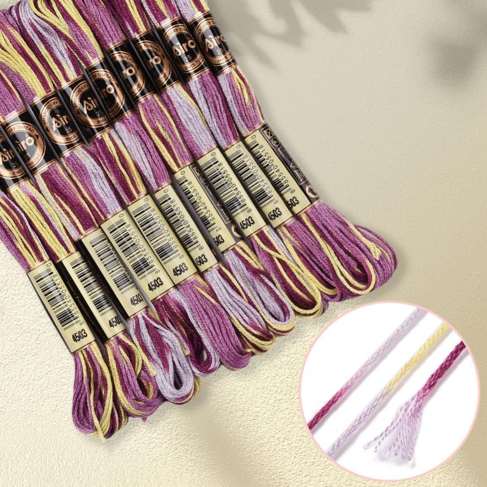 6-strengen paars bonte borduur - Jewelry Making Course recensie en prijs