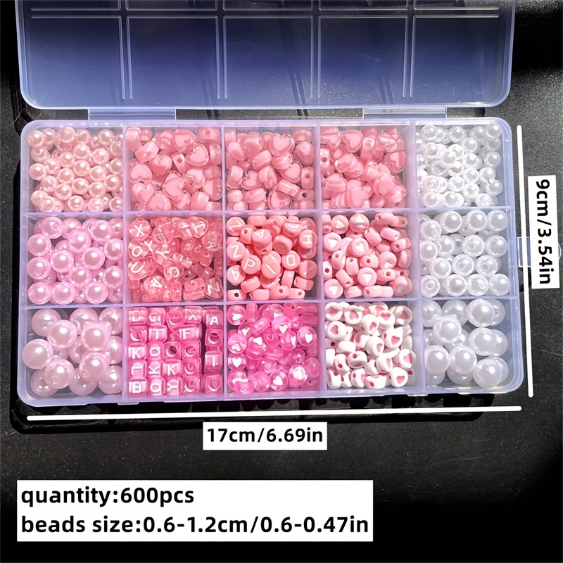 10-delige roze alfabetdoos, ac - Jewelry Making Course recensie en prijs