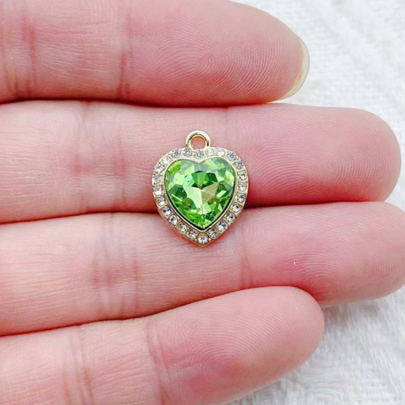 10 stuks hartvormige ingelegde - Jewelry Making Earrings recensie en prijs