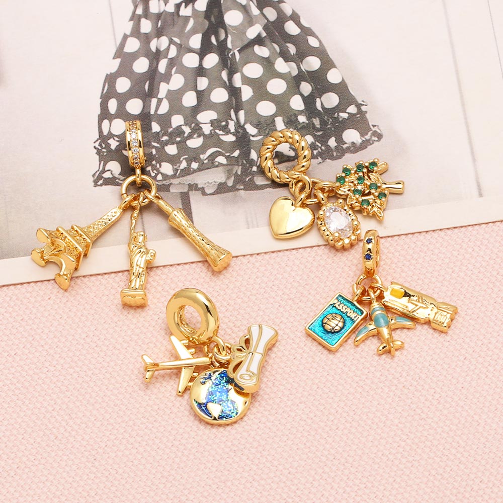OCESRIO Emaille Wereld Reizen  - Jewelry Making Paris recensie en prijs