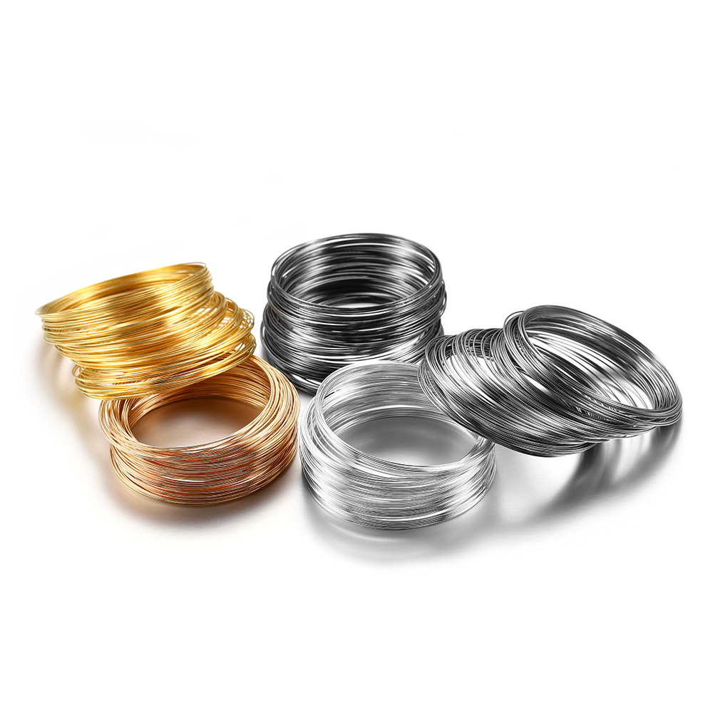 100 Loops/lot 0.6mm Zilver Gou - Jewelry Making Gold Wire recensie en prijs