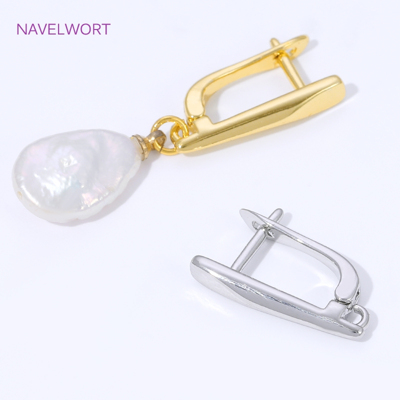 18K vergulde gladde oorhaakjes - Jewelry Making Metal Supplies recensie en prijs