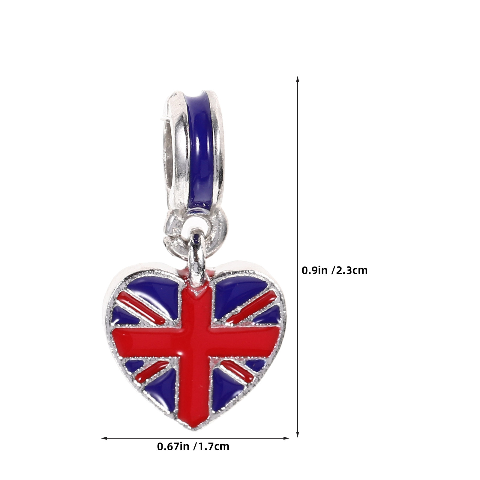 12 stuks Britse vlag bedels, B - Jewelry Making Uk recensie en prijs