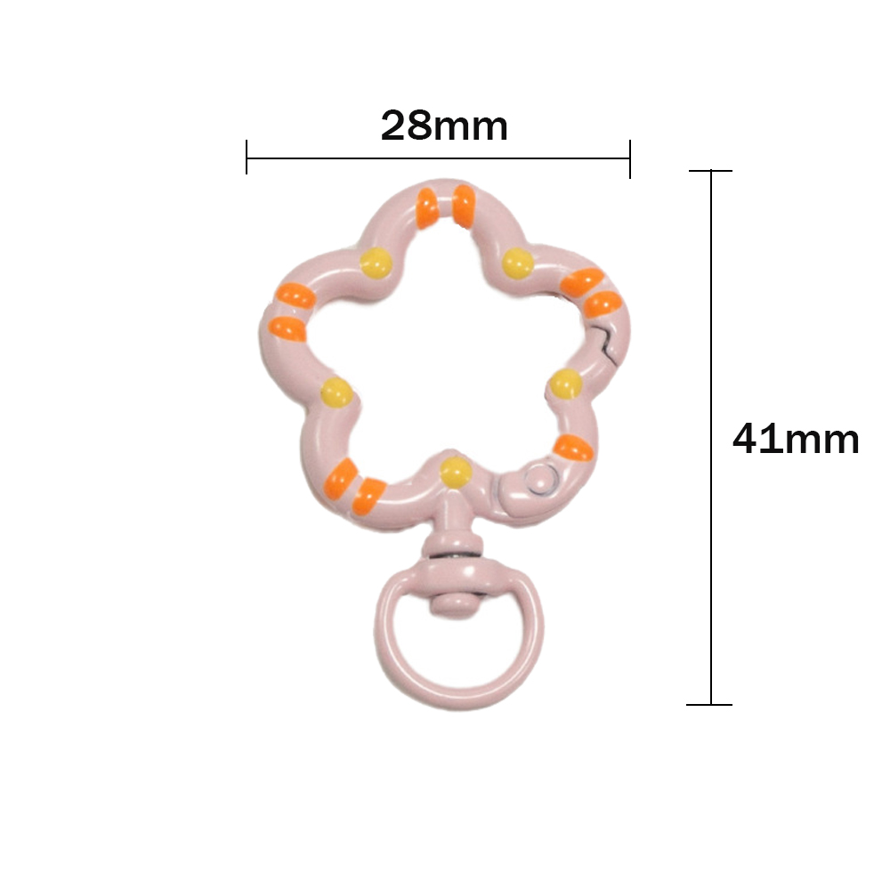 5 stks Bloem Metalen Karabijn  - Jewelry Making Rings recensie en prijs