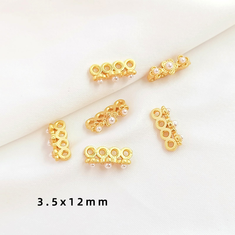 5 Stuks Dummy Goud Vier Gat Ge - Jewelry Making For Dummies recensie en prijs