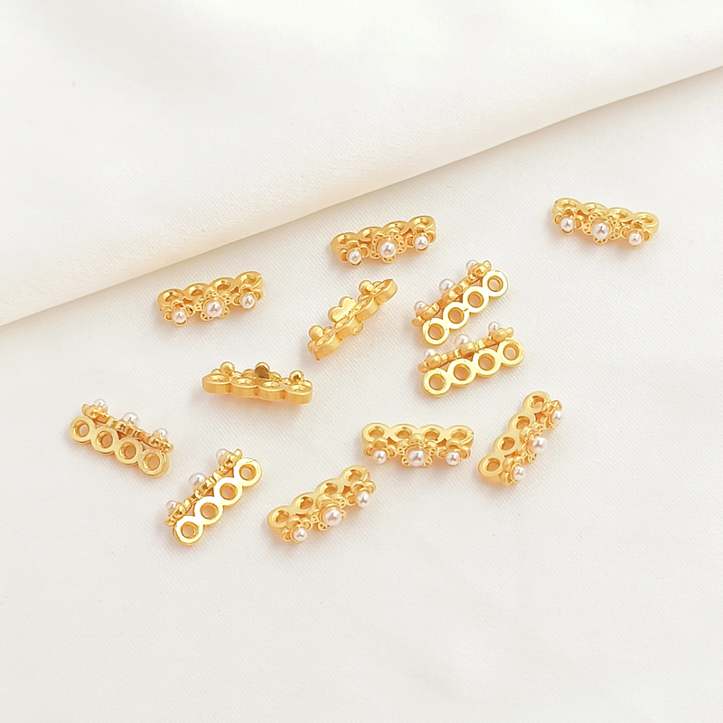 5 Stuks Dummy Goud Vier Gat Ge - Jewelry Making For Dummies recensie en prijs