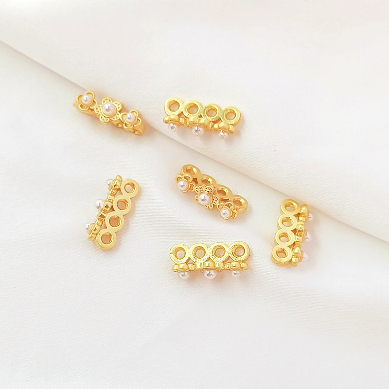 5 Stuks Dummy Goud Vier Gat Ge - Jewelry Making For Dummies recensie en prijs
