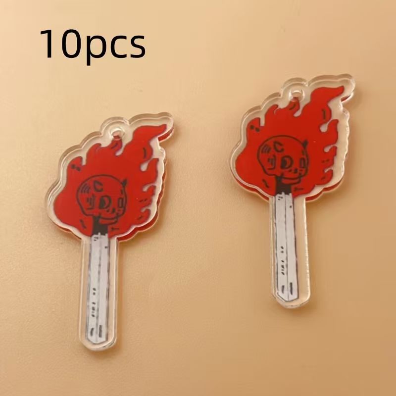 10 stuks acryl schedelhanger,  - Jewelry Making Earrings recensie en prijs