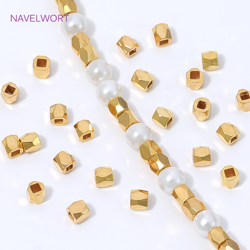 18K vergulde ruitvormige space - Jewelry Making Items recensie en prijs