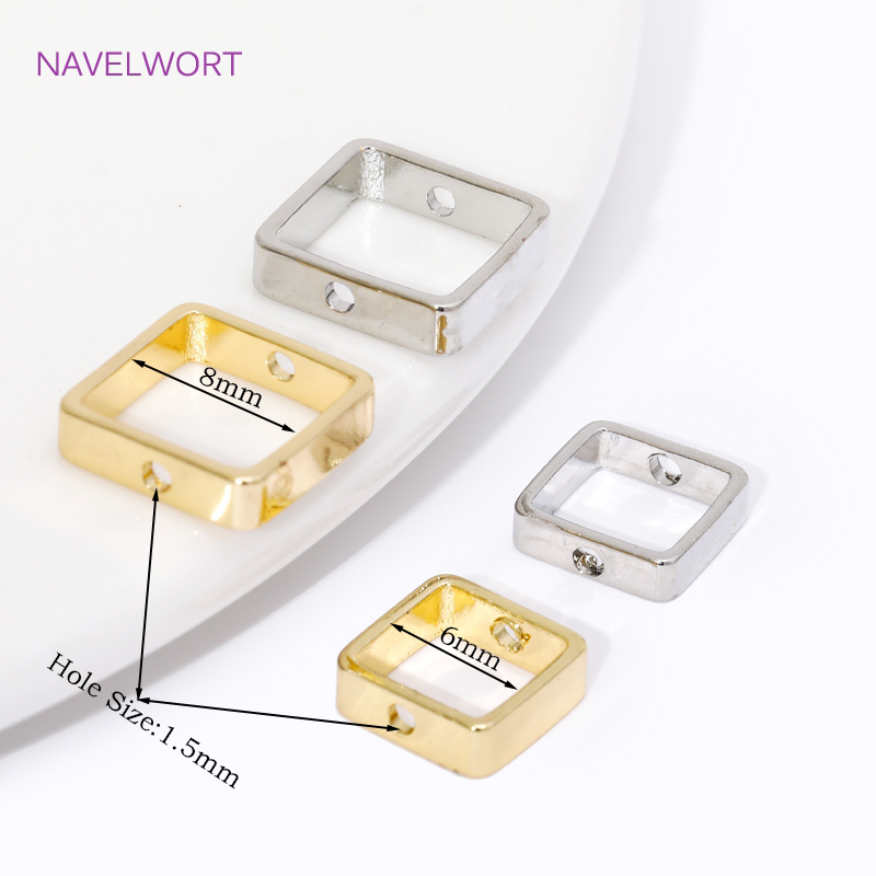 14K/18K Vergulde Kraal Frames, - Jewelry Making Items recensie en prijs