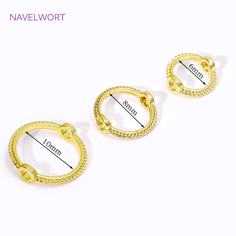 14K/18K Vergulde Kraal Frames, - Jewelry Making Items recensie en prijs