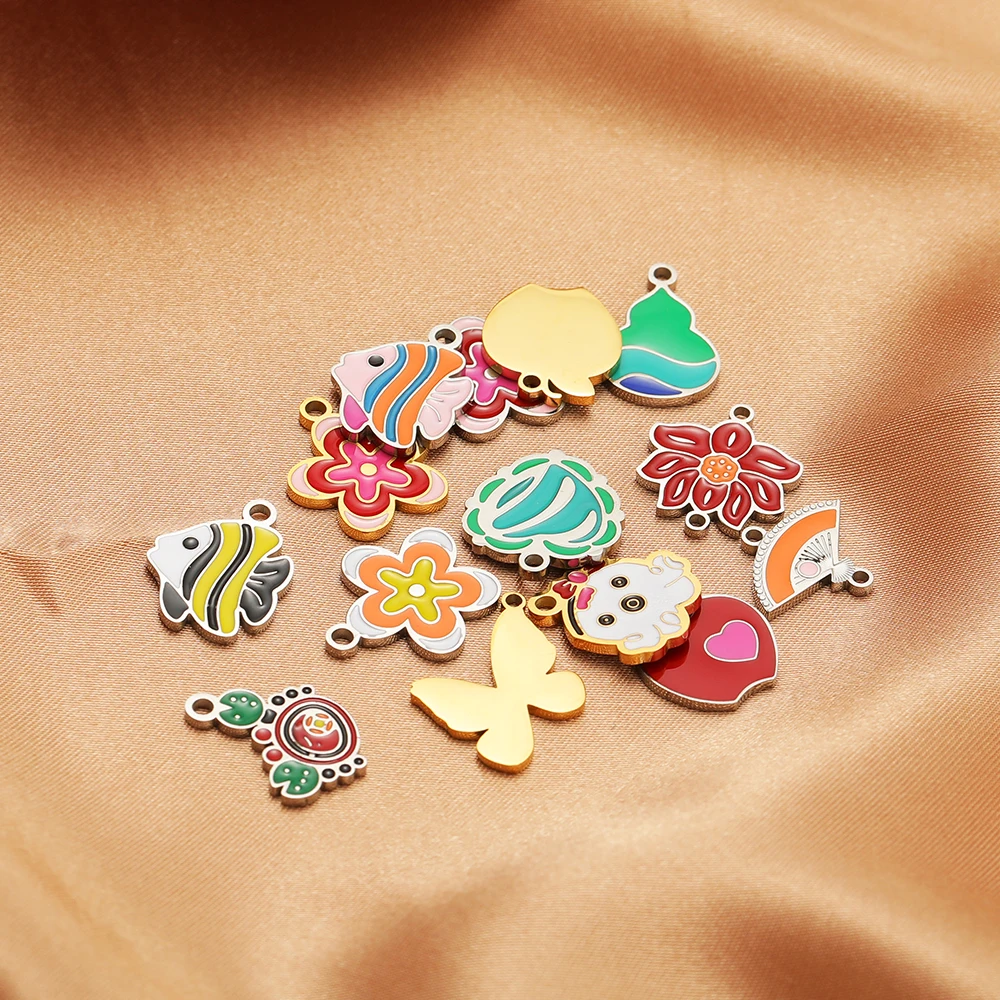 5 stuks roestvrij staal lotus  - Jewelry Making 4 Year Old recensie en prijs