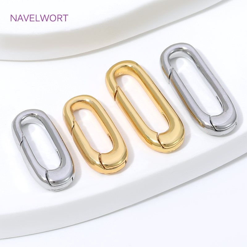 1/2/4 Stuks 18K Verguld Ovaal  - Jewelry Making Metal Supplies recensie en prijs