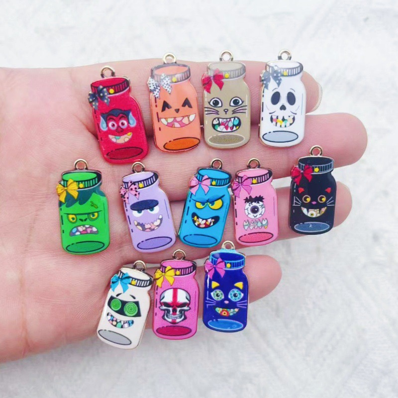 12 stuks geprinte flesjeshange - Jewelry Making Earrings recensie en prijs