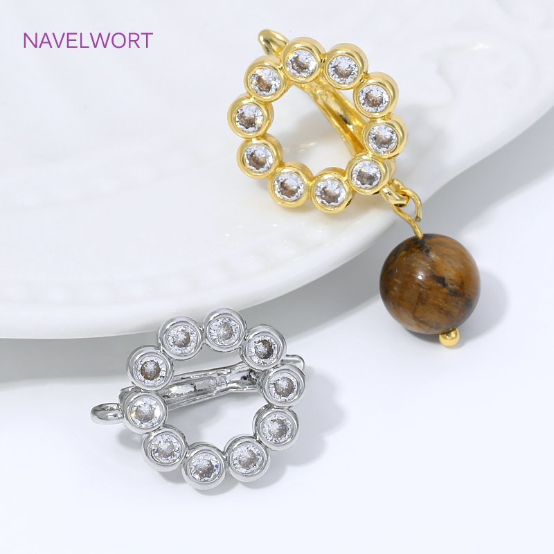 18K vergulde waaier-vormige bl - Jewelry Making Parts recensie en prijs