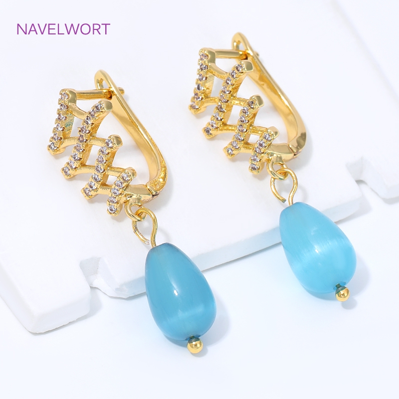 18K vergulde waaier-vormige bl - Jewelry Making Parts recensie en prijs