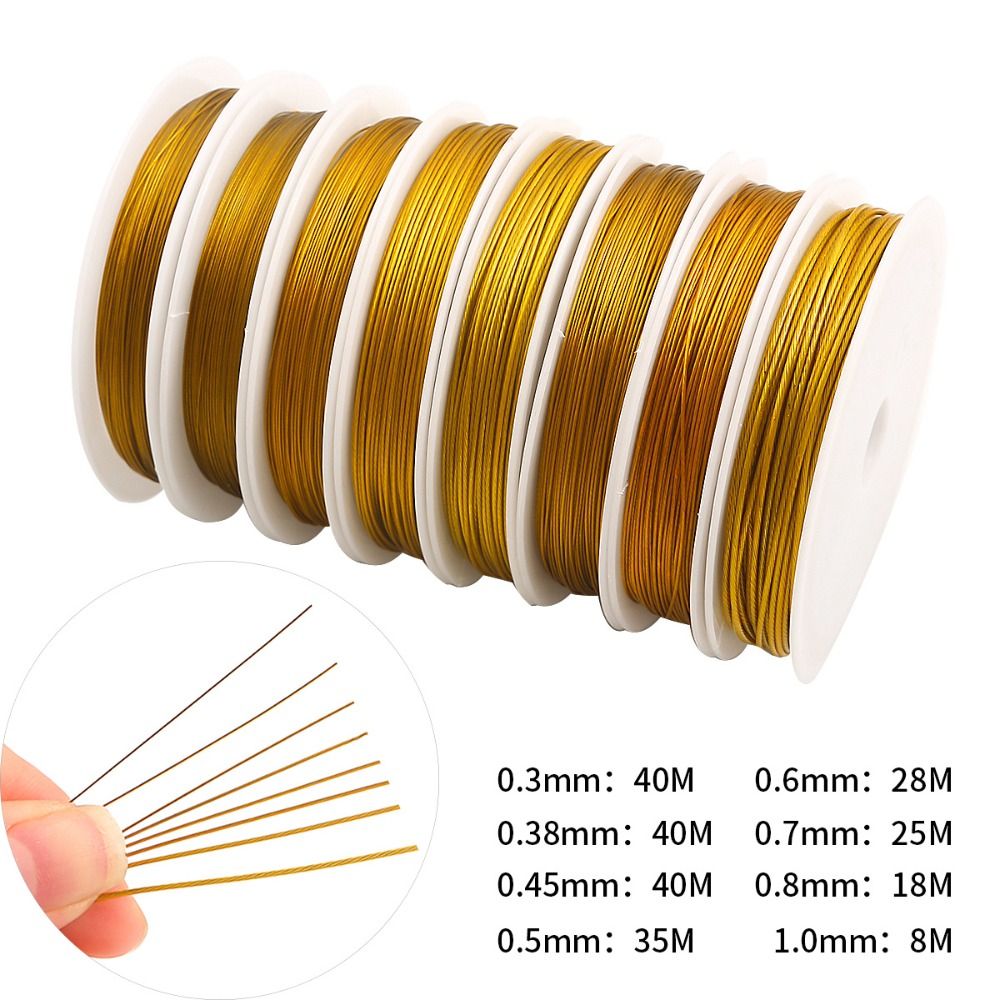 Nieuwe Staal Goud Zilver Siera - Jewelry Making Gold Wire recensie en prijs
