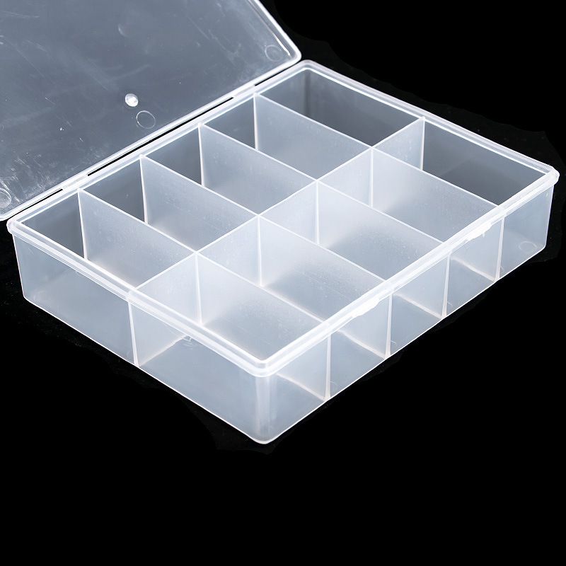 10 Grids Lege Clear Opbergdoos - Jewelry Making Organizer Box recensie en prijs