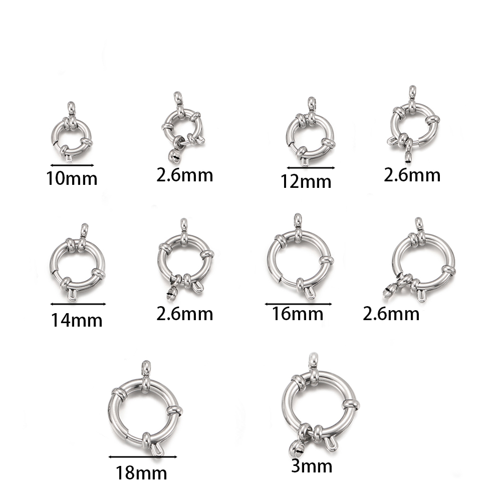 2 stuks roestvrijstalen ronde  - Jewelry Making Metal Supplies recensie en prijs