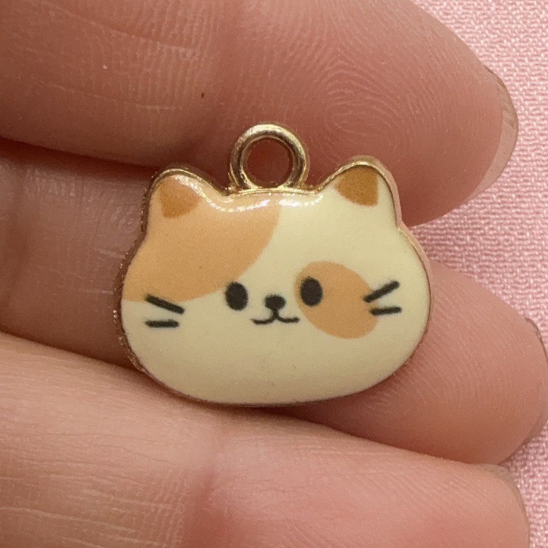12 stuks bedrukte kattenkop le - Jewelry Making Earrings recensie en prijs