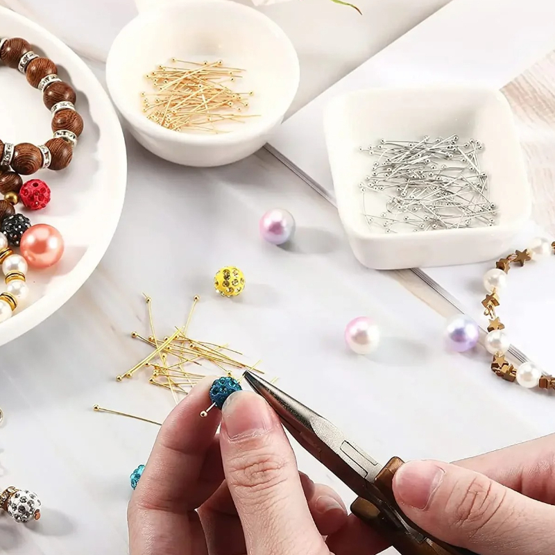 100 stuks roestvrijstalen koge - Jewelry Making Gold Wire recensie en prijs