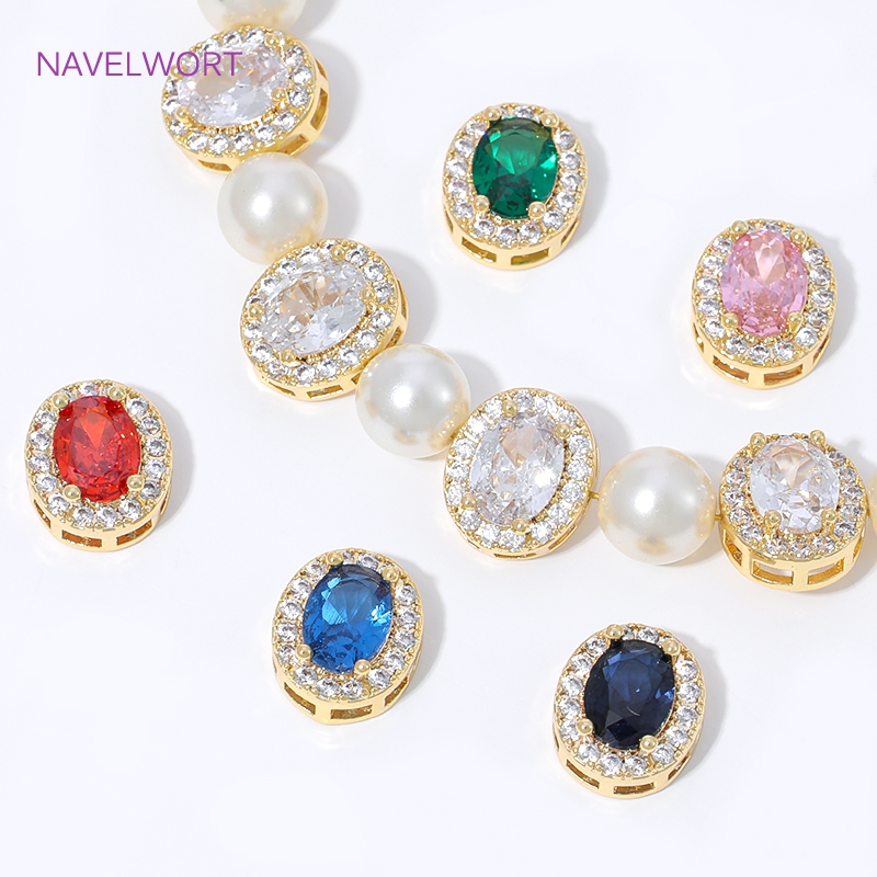 18K vergulde ovale spacer kral - Jewelry Making Items recensie en prijs