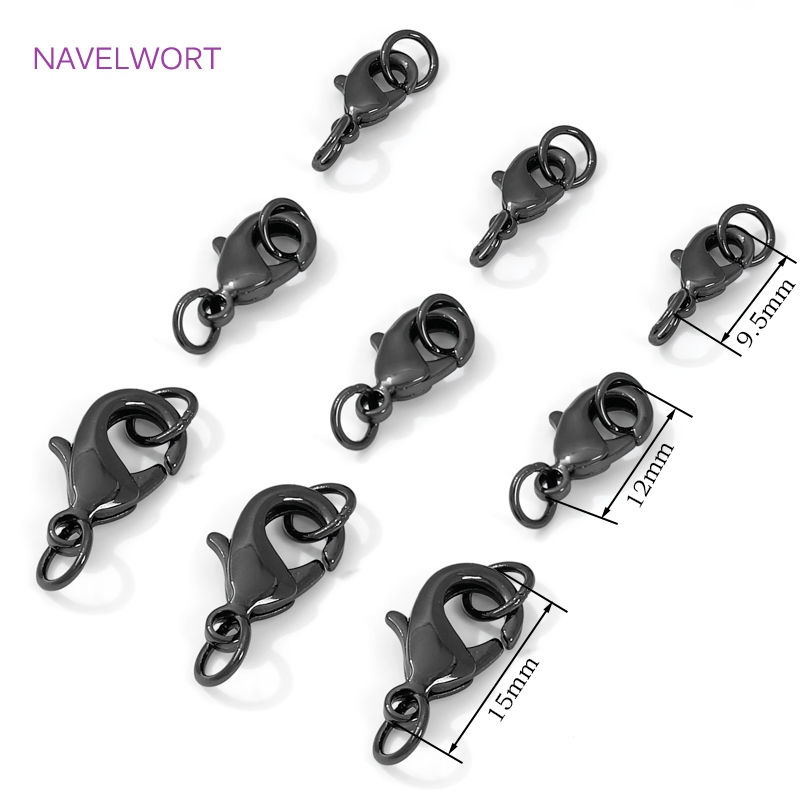 Zwarte kleur messing karabijns - Jewelry Making Metal Supplies recensie en prijs
